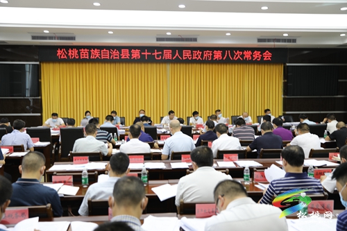 吴廷友主持召开县人民政府十七届第8次常务会议