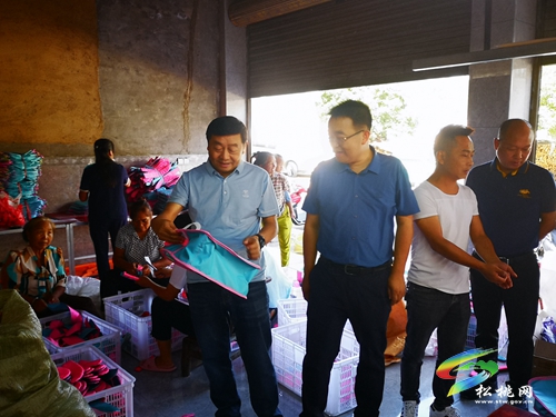 石敏到沙坝河乡调研