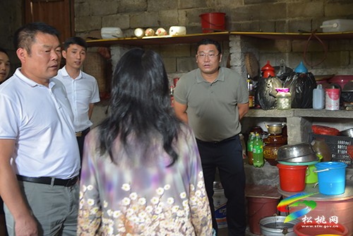 吴廷友到盘石镇指导抗旱救灾工作