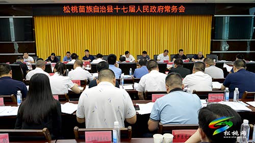 吴廷友主持召开县人民政府第6次常务会议