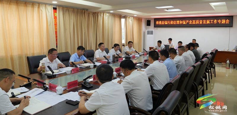 全县锰污染治理和锰产业高质量发展工作专题会召开