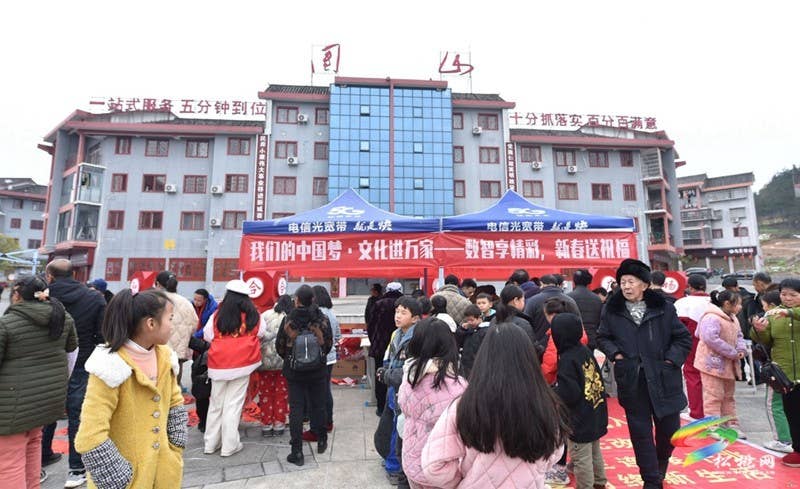 “新春送祝福·文化进万家”活动走进团山社区