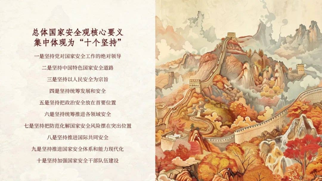 4·15 全民国家安全教育日丨总体国家安全观宣传手册