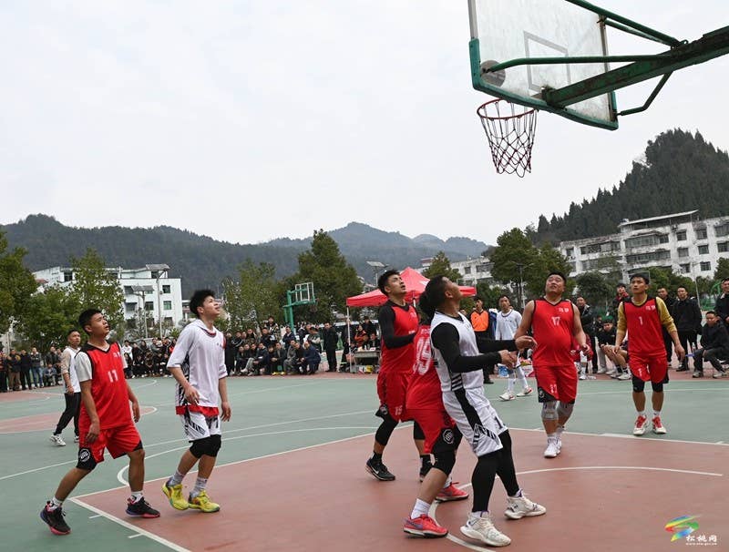 精彩！孟溪镇2024年“强村富民杯”篮球友谊赛开赛