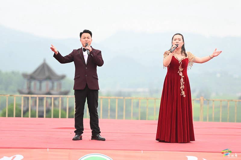 【吃贵州“晚饭”·看松桃村晚】春季采茶正当时  文旅融合促振兴——松桃村晚走进普觉棉花山村采茶节活动火热举办