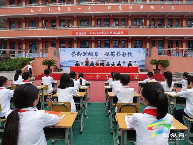松桃第三完小：墨洒笔尖写春秋 一撇一捺是传承