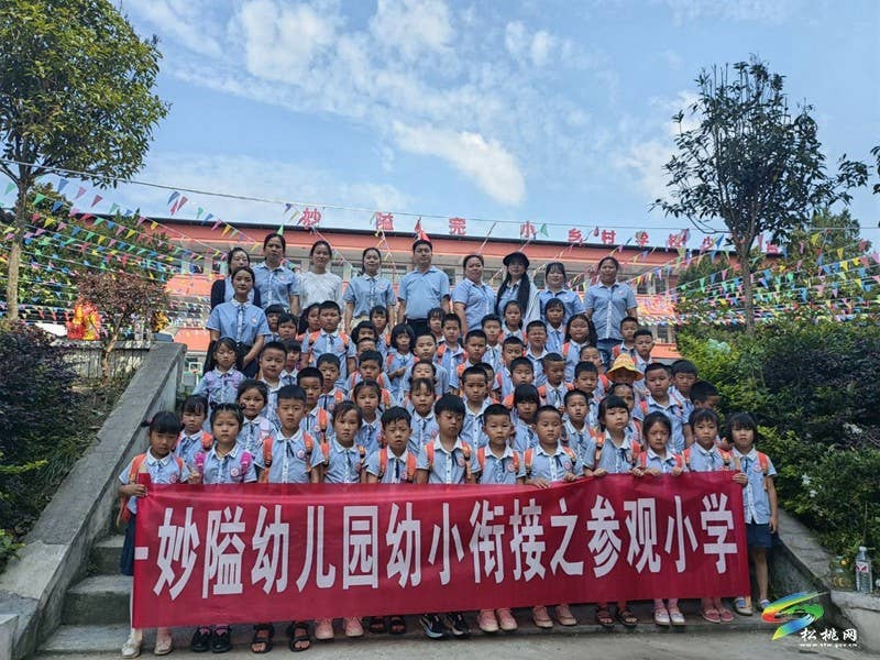 妙隘乡幼儿园开展“幼小衔接”活动