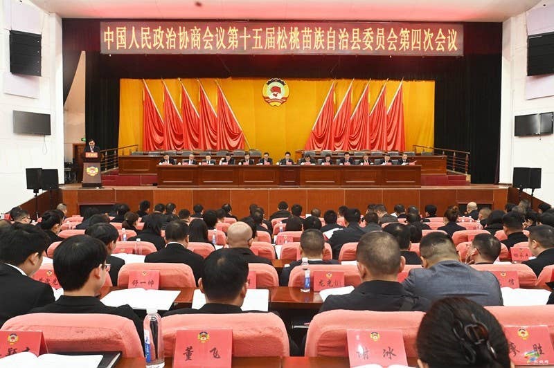 县政协十五届四次会议举行第二次全体会议暨委员大会发言会