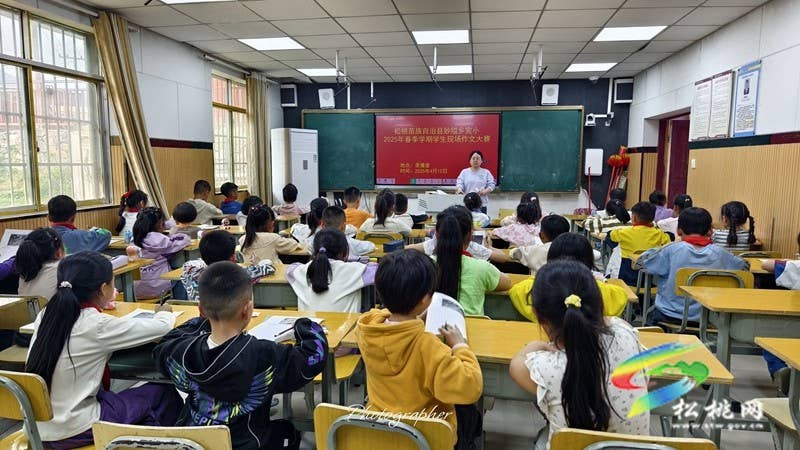 妙隘乡完小举行学生现场作文大赛