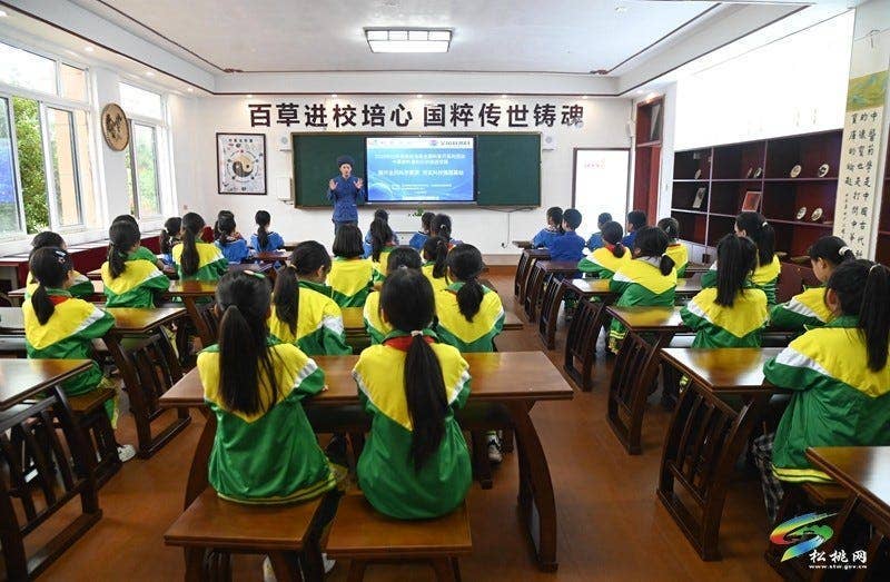 松桃第六完小:中医药科普进校园 播撒文化传承种子