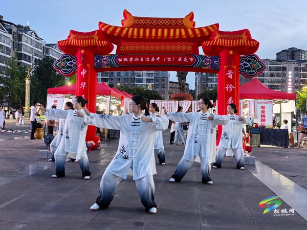 岐黄夜市 惠润苗乡 松桃第二届中（苗）医夜市惠及群众