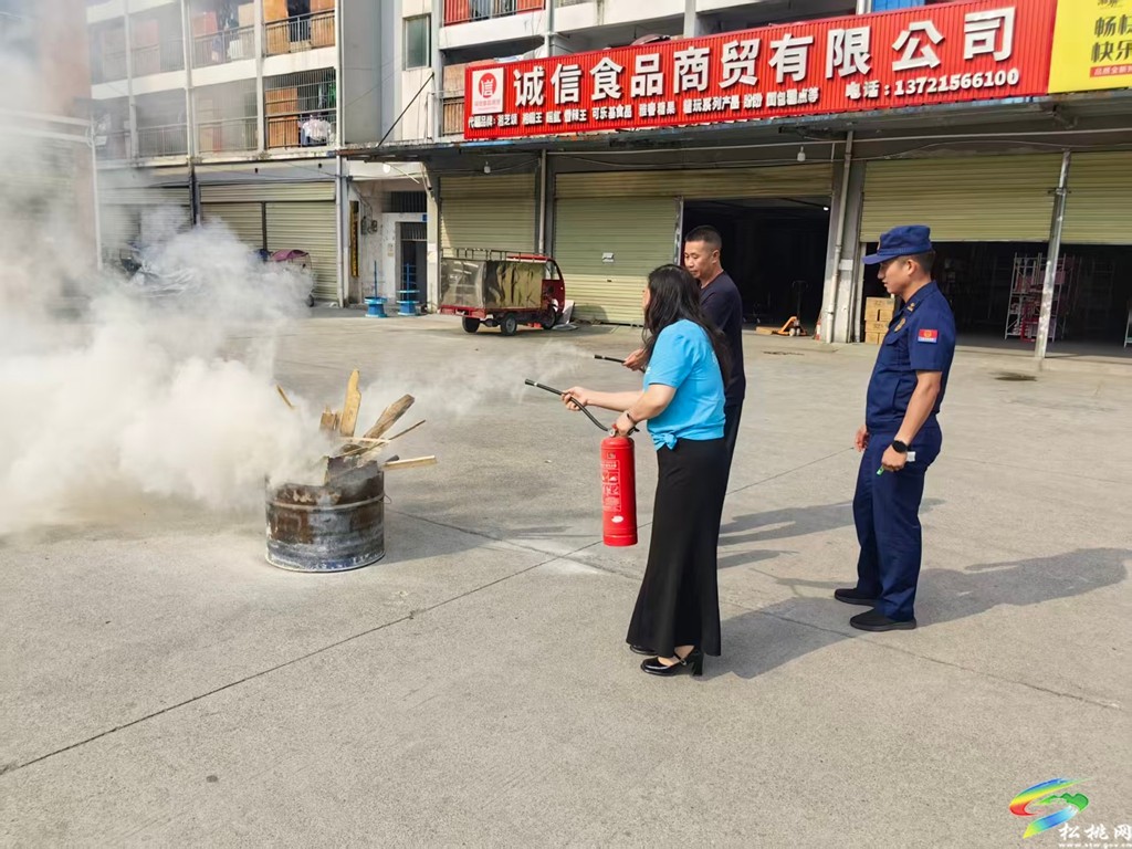 防患于未“燃” 松桃消防送安全培训进物流园区
