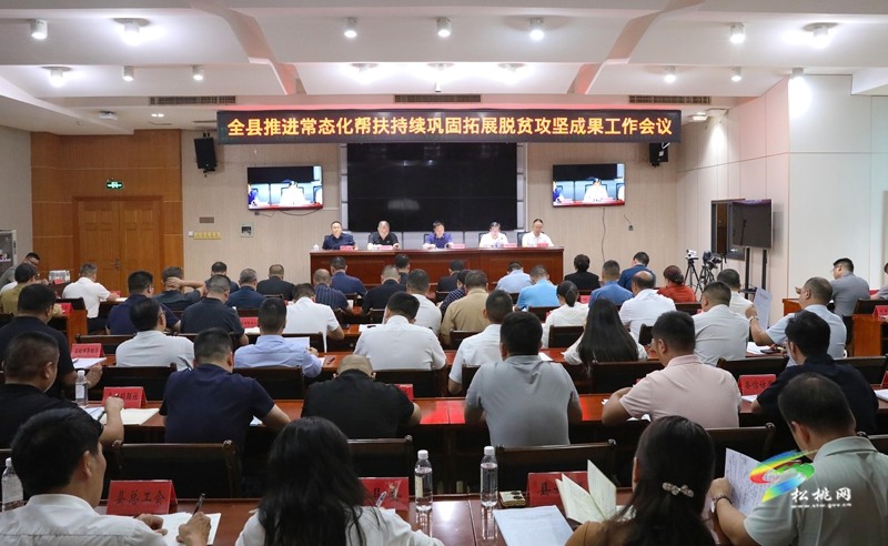 全县推进常态化帮扶持续巩固拓展脱贫攻坚成果工作会议召开
